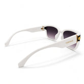 Versace White Cat-Eye Sunglasses | Gold Medusa Logo | Gradient Lenses