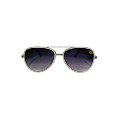 Lacoste Aviator Sunglasses | Premium Silver & White Frame with Gradient Lenses