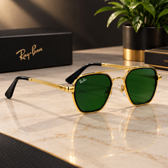 Ray-Ban Classic Green Gold Sunglasses
