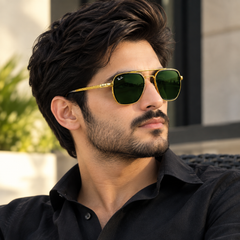 Ray-Ban Classic Green Gold Sunglasses