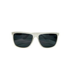 Lacoste Matte White Sunglasses | Black Gradient Lenses