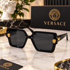 Versace Women’s Oversized Black Sunglasses